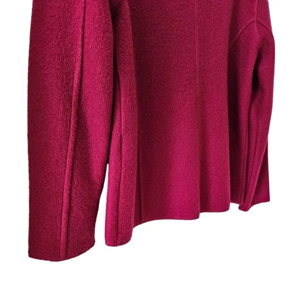 Petite Sophisticate 100% Boiled Wool Jacket | Like New | SP | Raspberry Pink - Picture 10 of 15